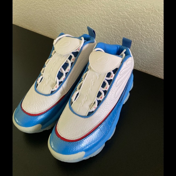 🎄New Allen Iverson Legacy Blue Basketball Athletic Shoes CN8405 Authentic - Picture 9 of 16